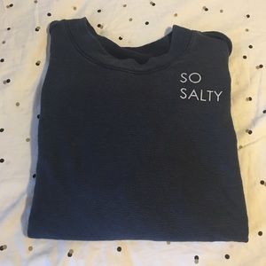 Aerie navy blue beach fleece.